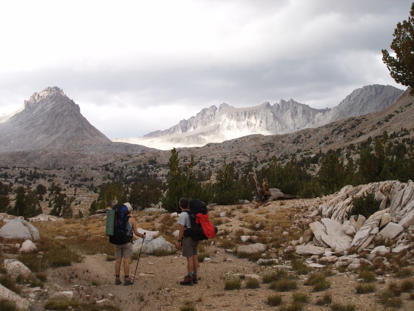 Abstieg vom Colby Pass