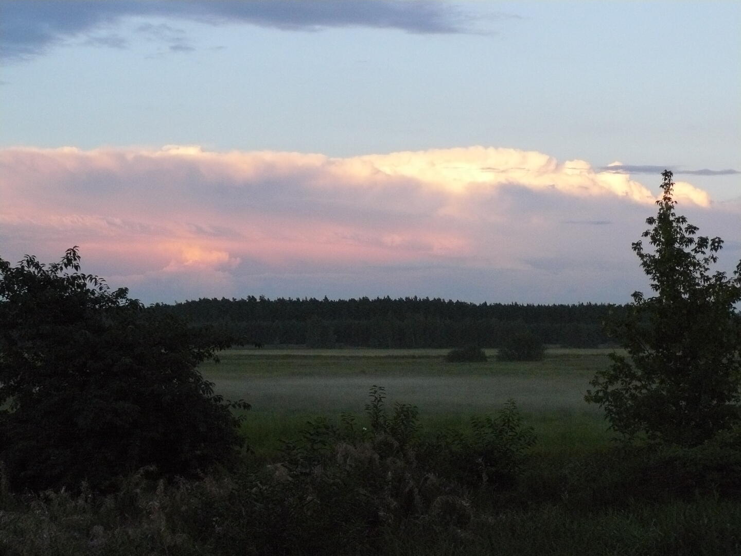 Wolken am Abendhimmel.