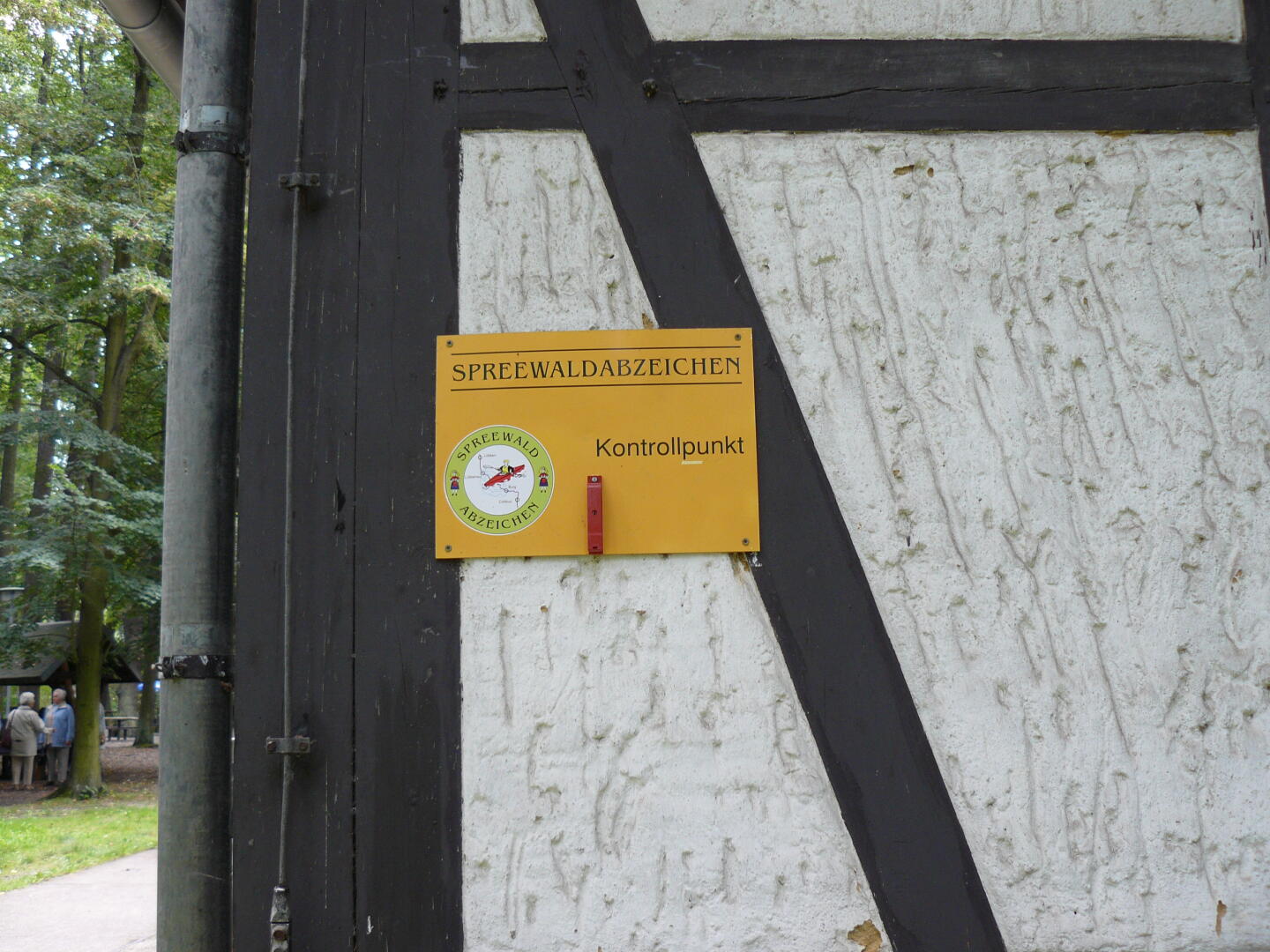 Paddelabzeichen-Kontrollpunkt