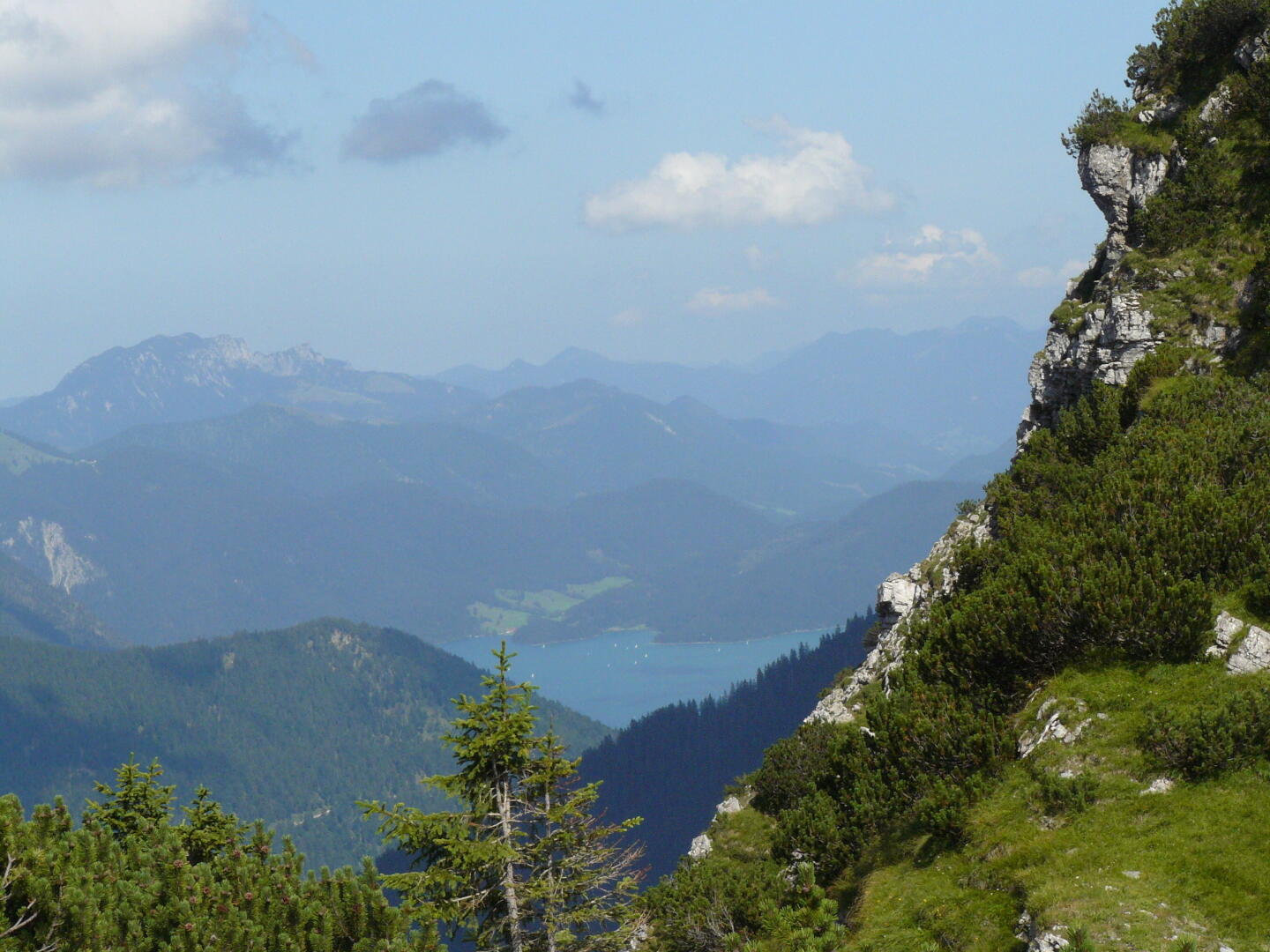Blick zum Walchensee