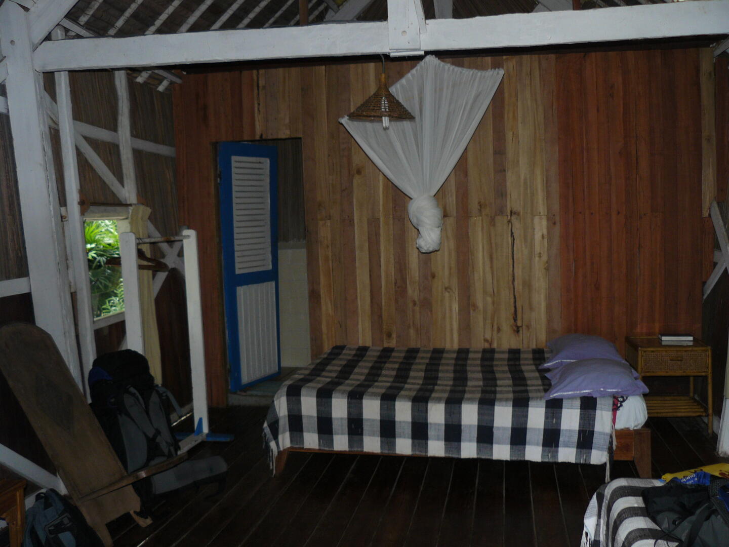 Unsere Hütte am Lac Rasoabe.