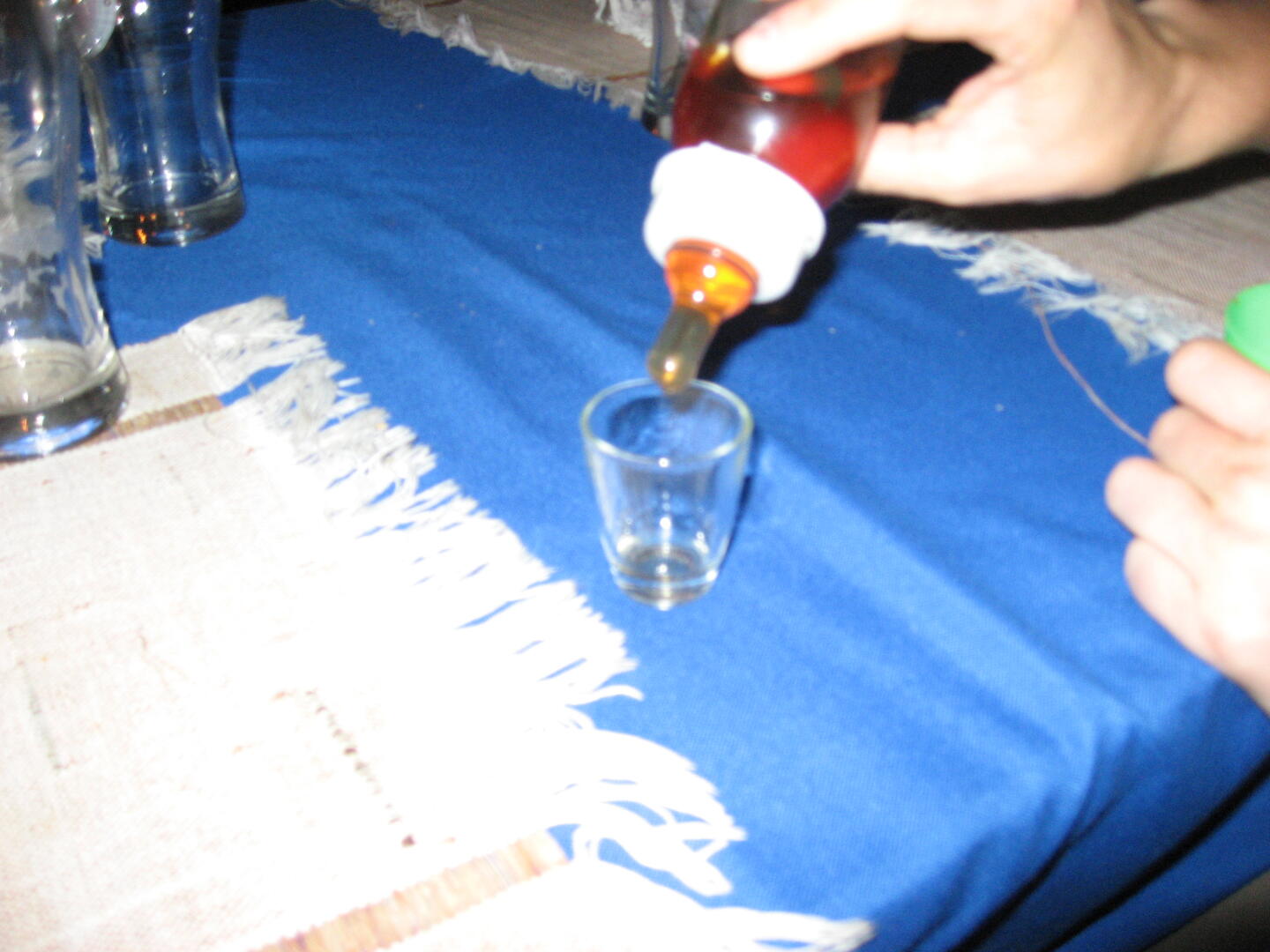 Im 'Le
Jardin' wird der Digestiv in einer Nuckelflasche serviert.