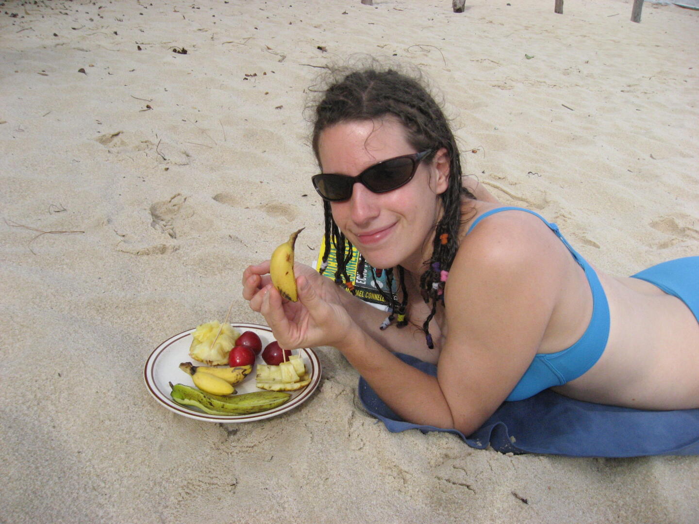 Silvester am Strand.