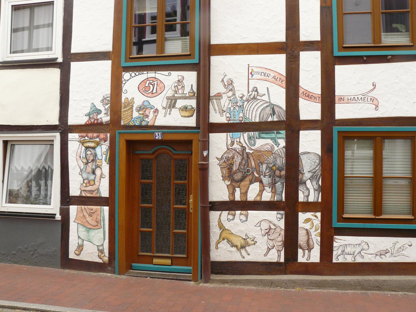 Fachwerkhaus in Hameln.