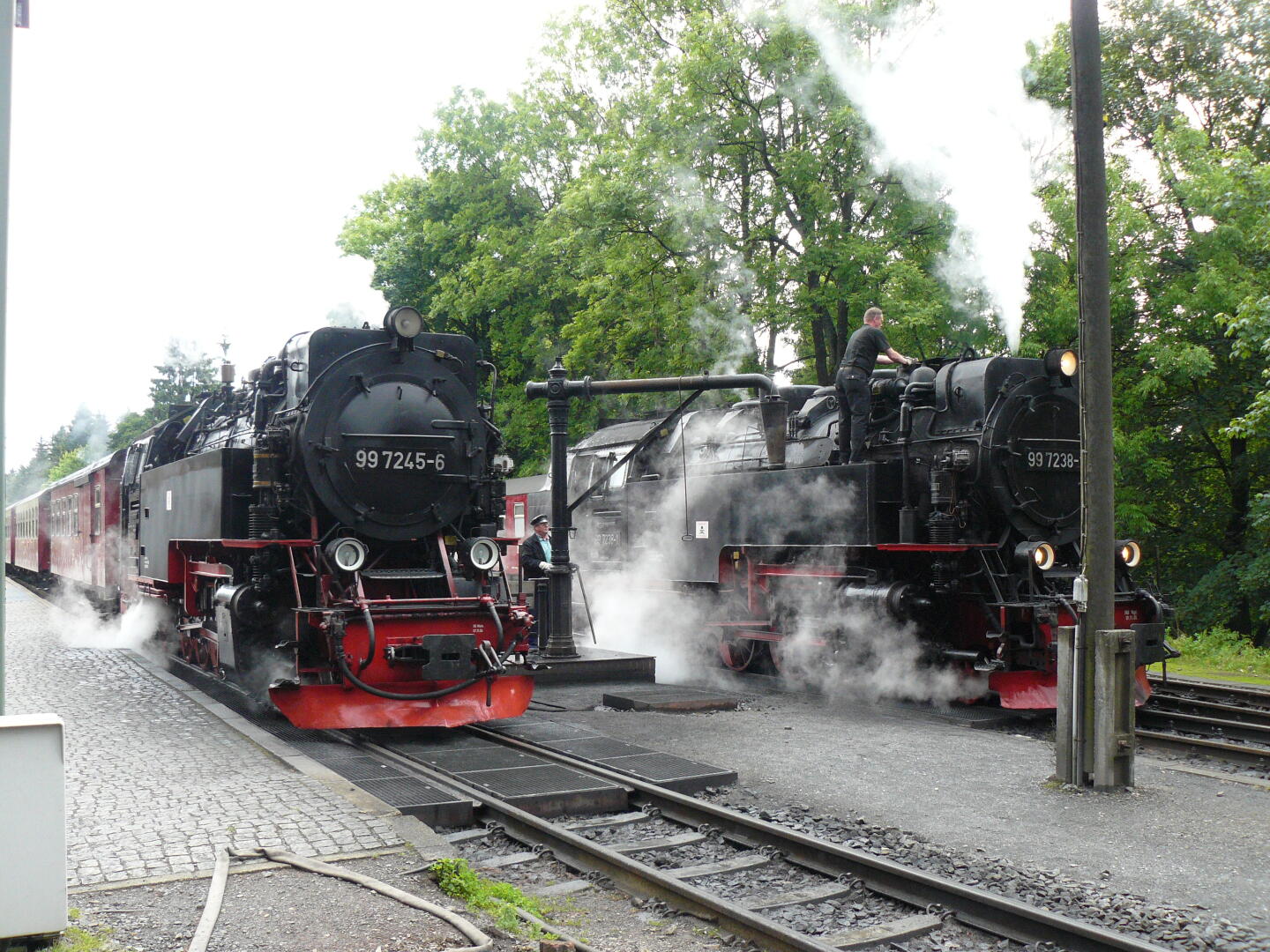 Auch die Harzquerbahn macht mal Pause...
