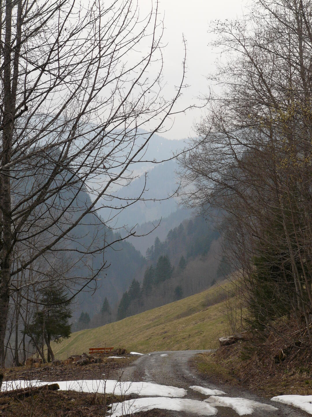 Auf dem Rückweg ins Tal.