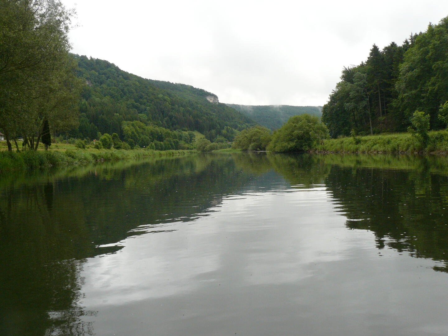 Am nächsten Morgen geht&rsquo;s los - 20 km liegen zwischen Hausen und Sigmaringen, unserem Tagesziel.