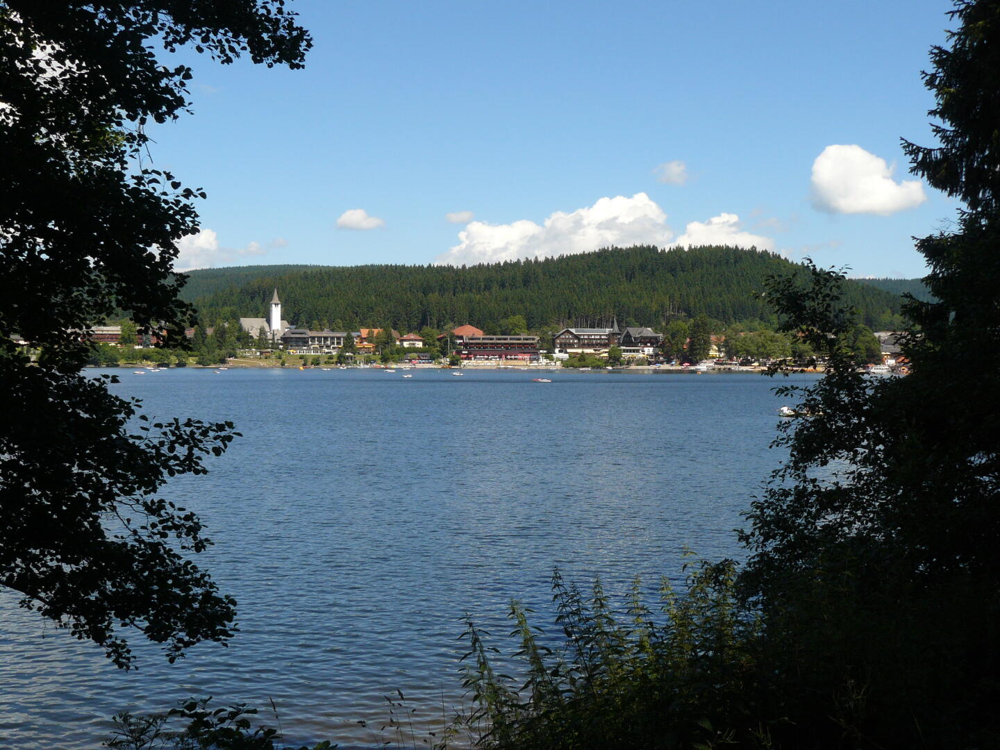 Rückblick auf den Titisee...