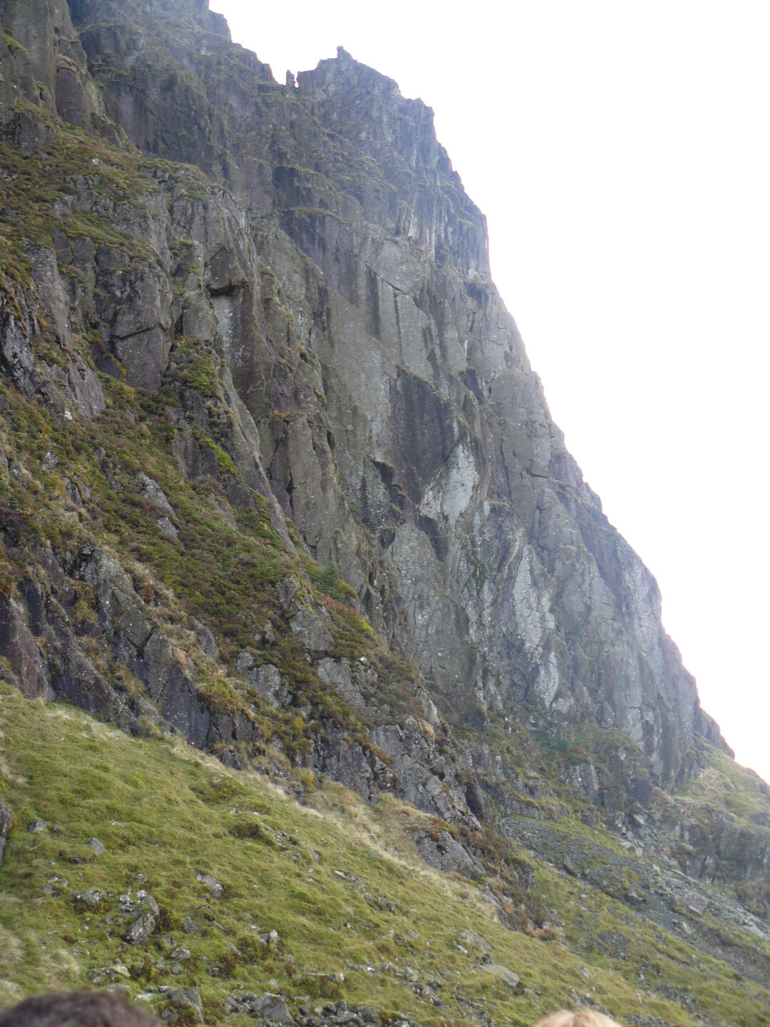 only to climb up at the other side, towards the Pillar (892m). Some sramble was that! When we reached the top, we decided we definitely wouldn&rsquo;t be going down THAT way again!