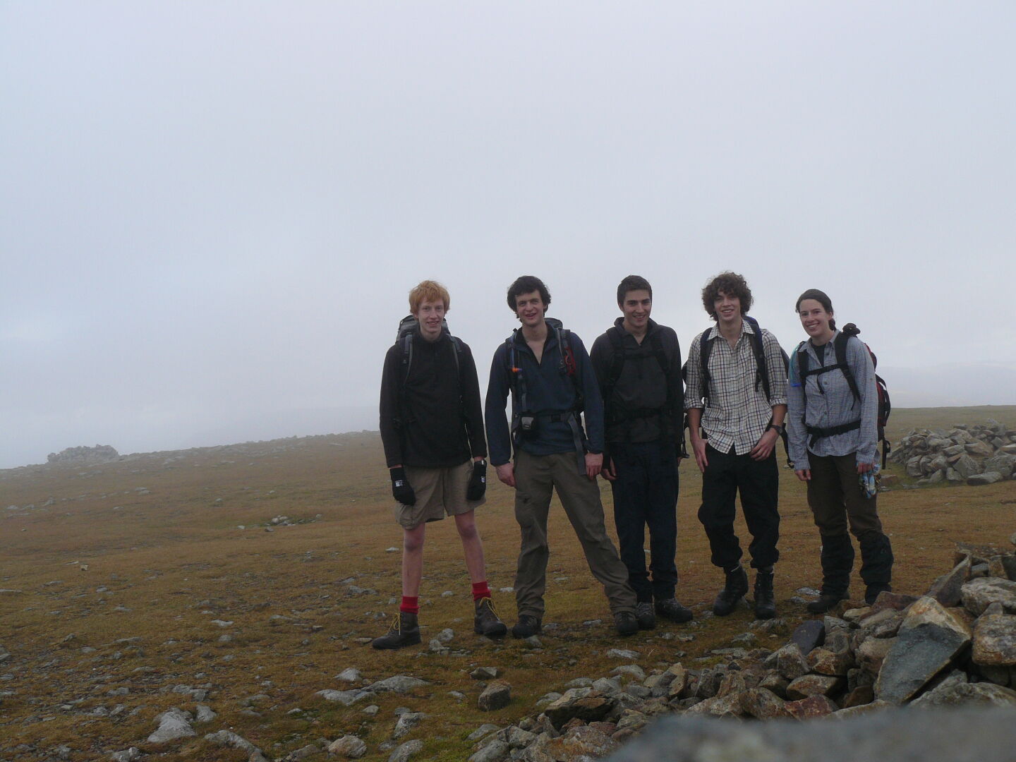 Rob, Joe, Daniel, Mike and myself on top of the Pillar.