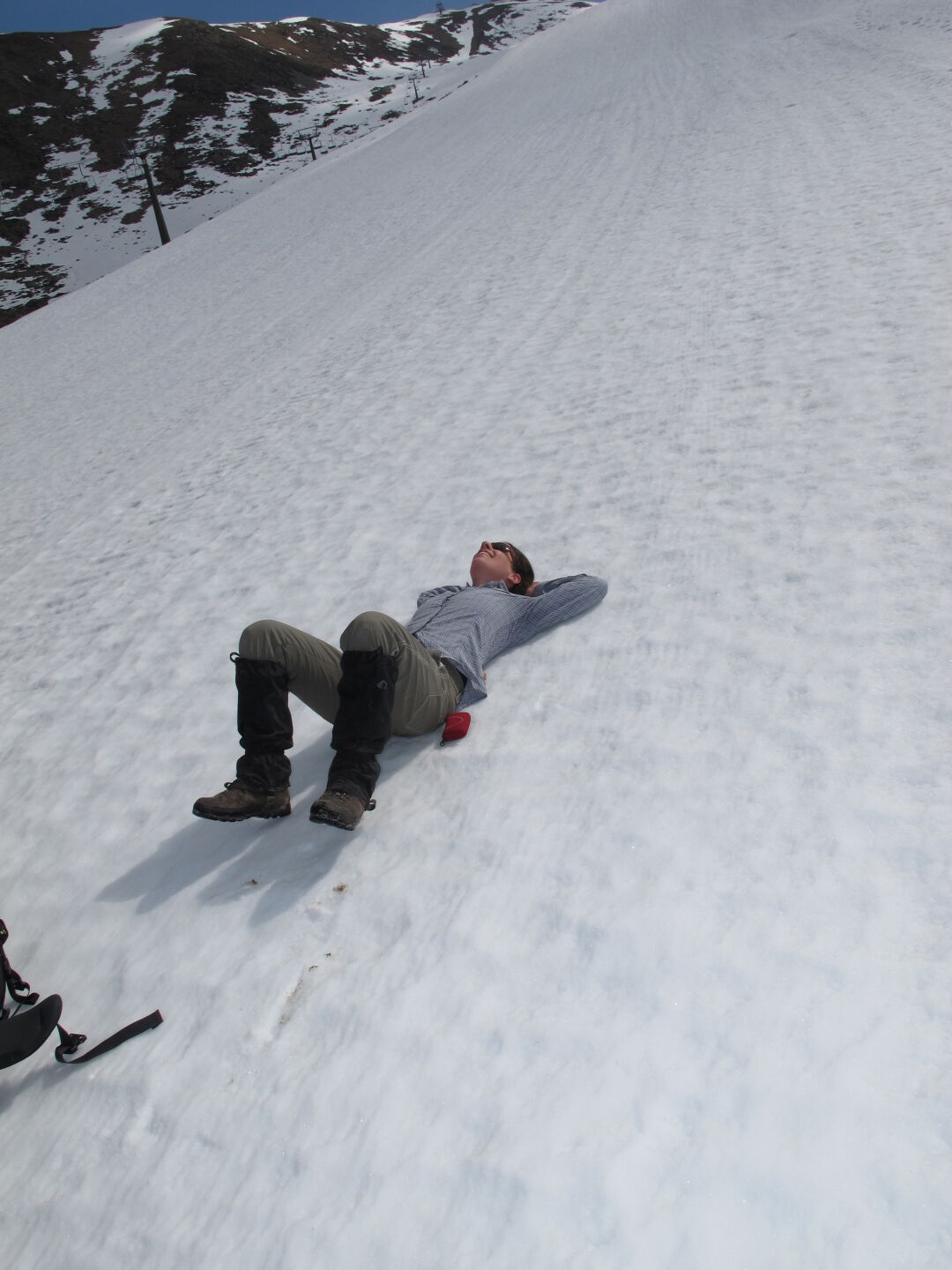 No more skiing, but still plenty of snow to enjoy!