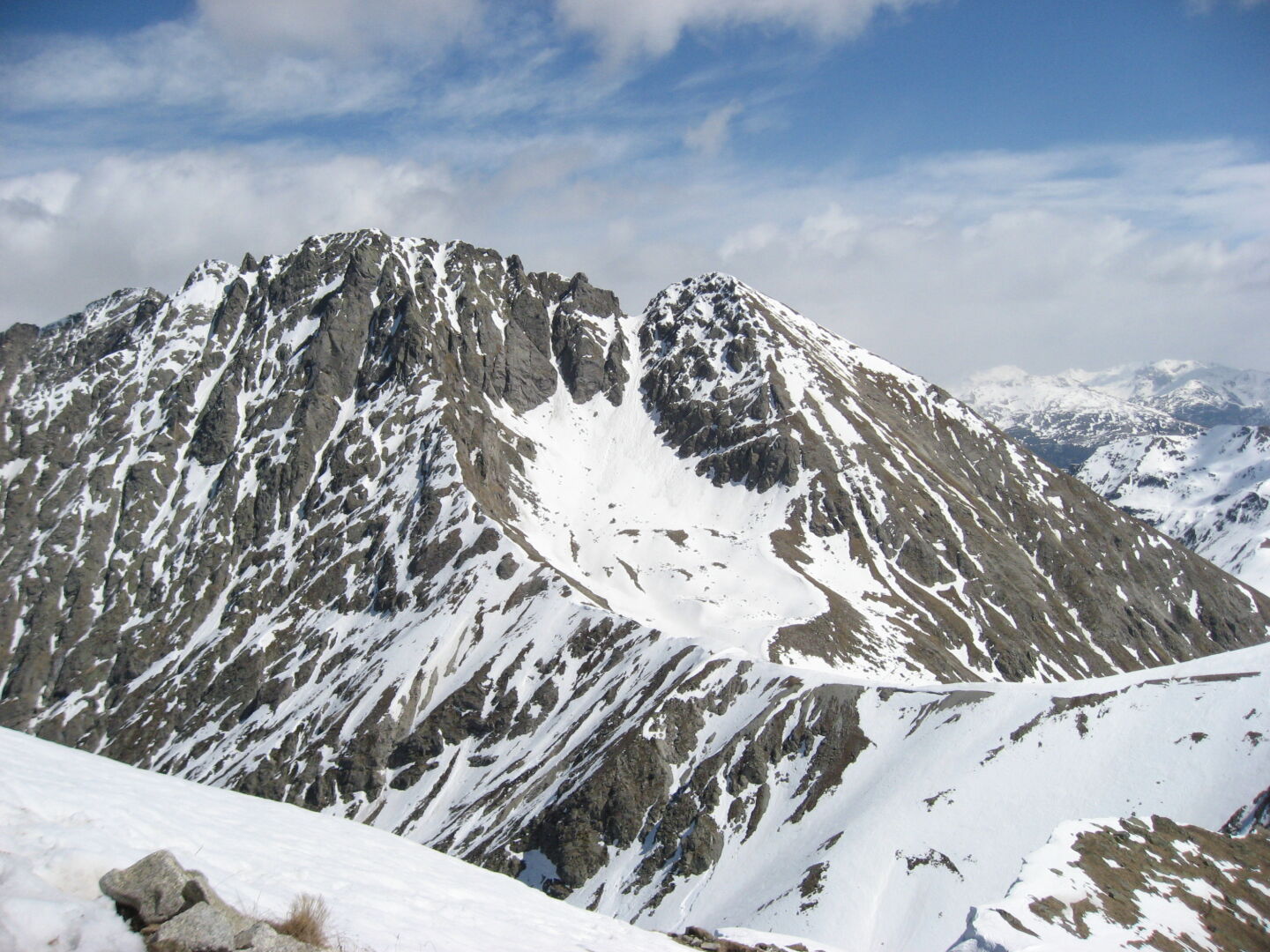 ...trying to get to the top of the "Großer Ifinger".