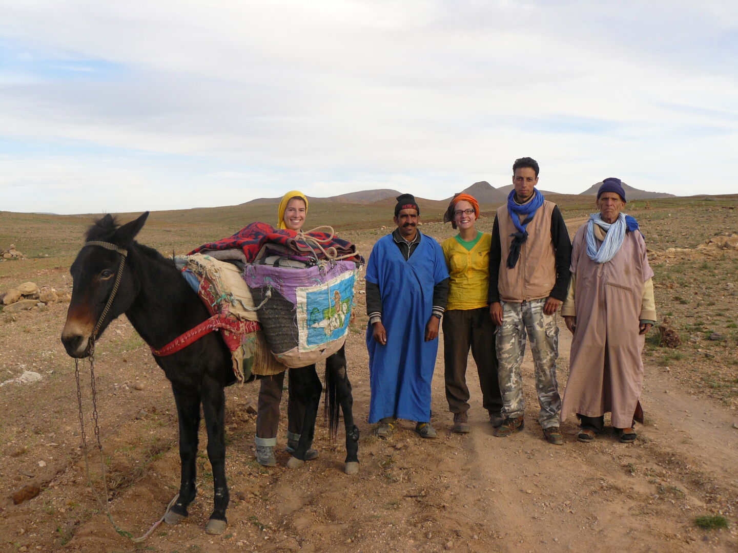 Abschiedsfoto mit Maultier.