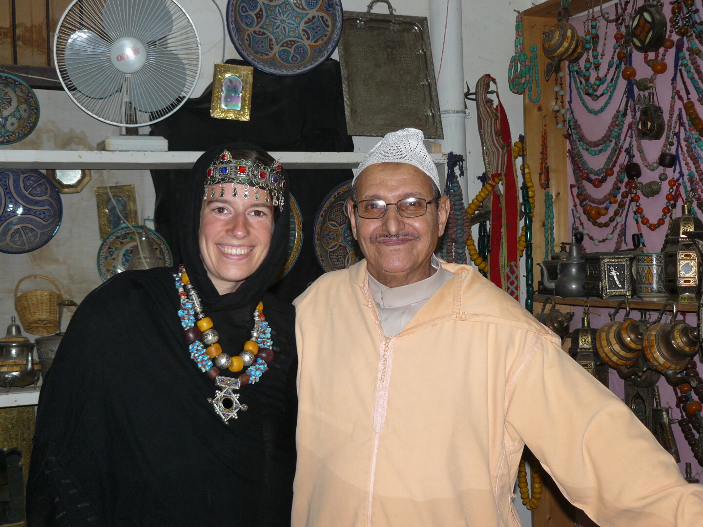 Beim Schmuckhändler in Taroudant.