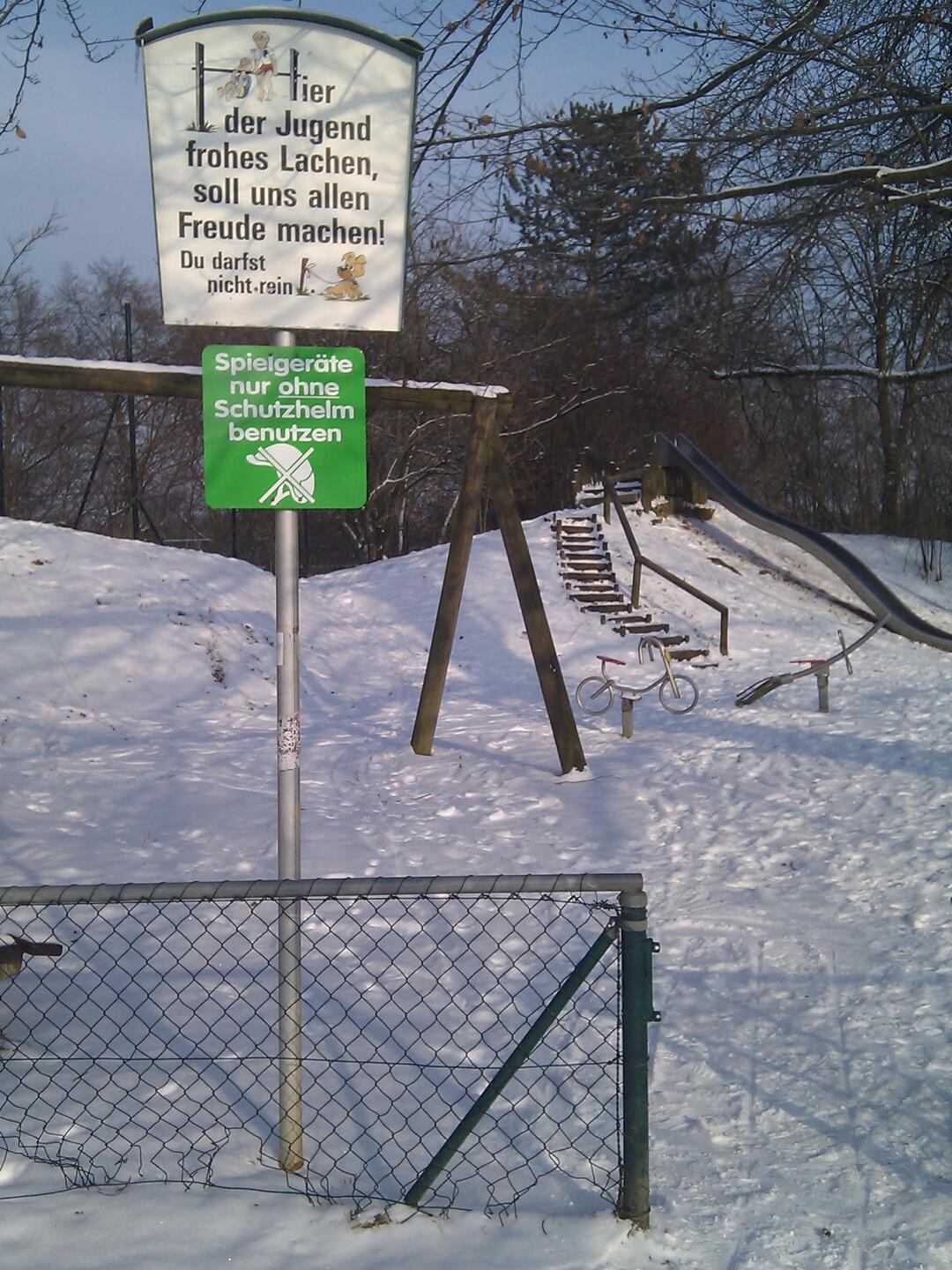 Wie, ohne Schutzhelm?