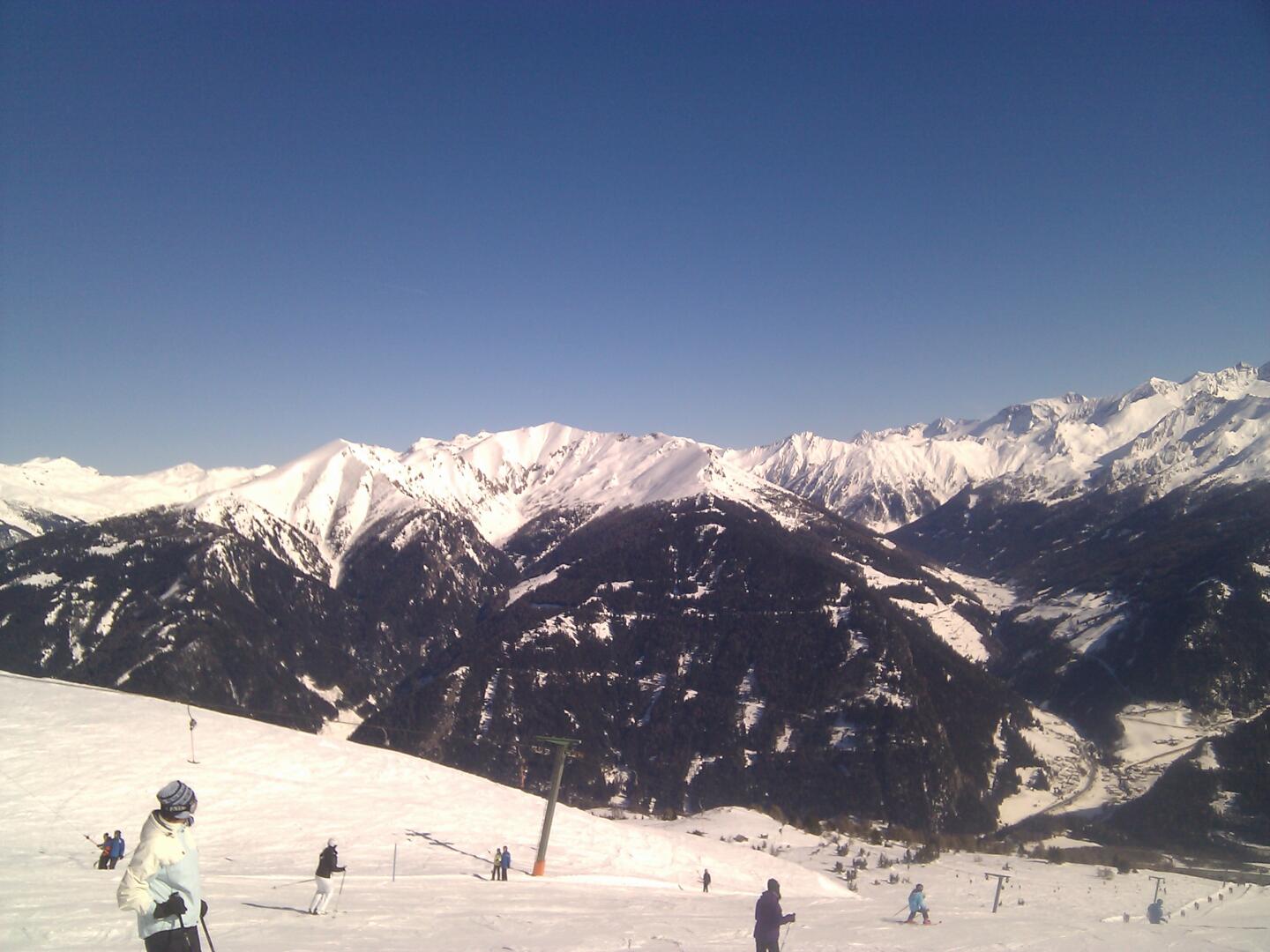 Skifahren im Wipptal. Februar 2012.