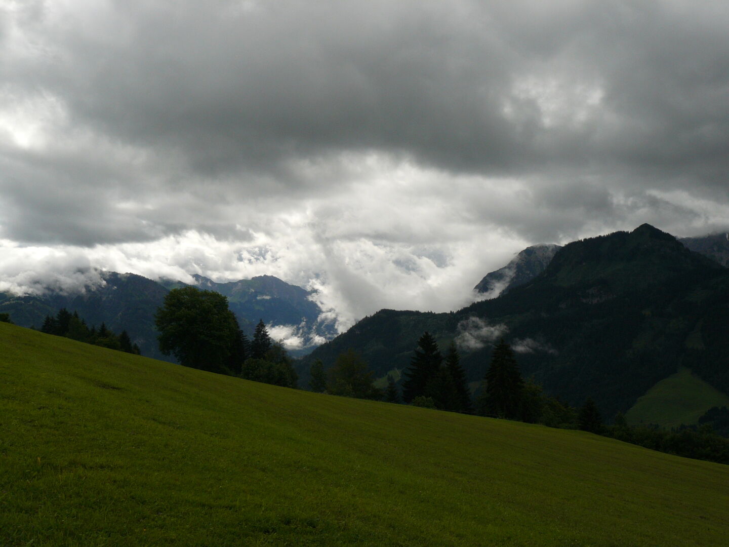 Bad weather makes for impressive clouds...