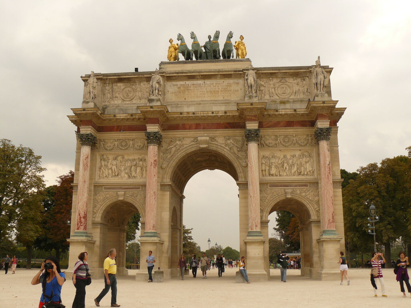 Monumental buildings with no obvious purpose can be found everywhere in the city.