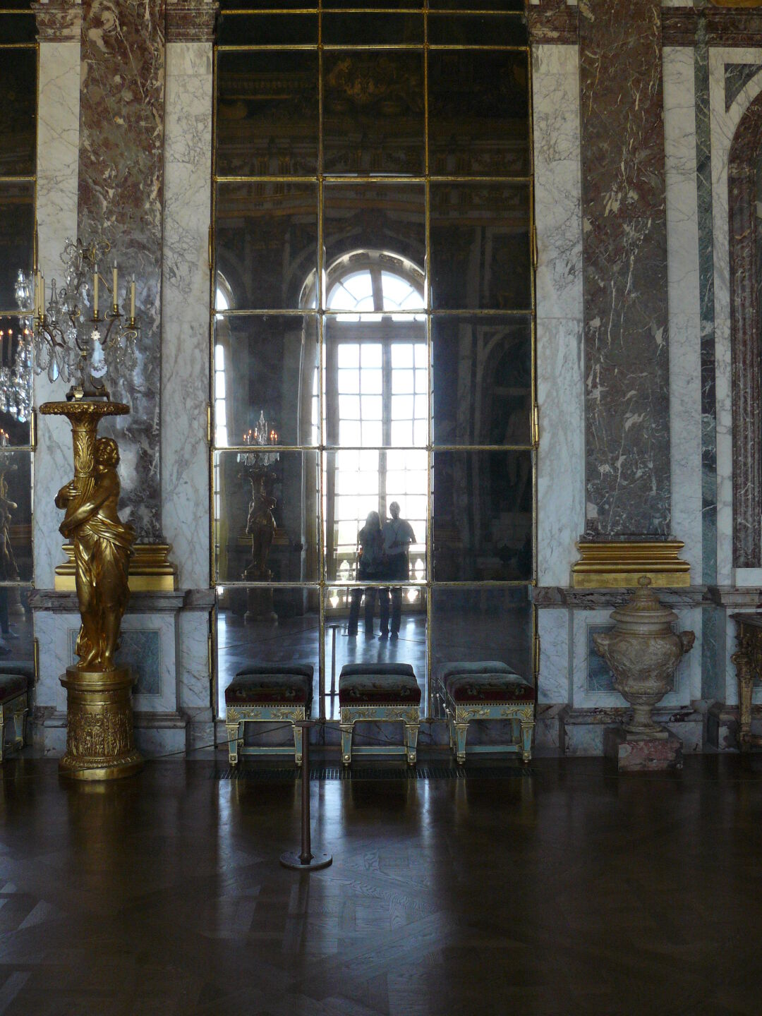 In the Hall of Mirrors.