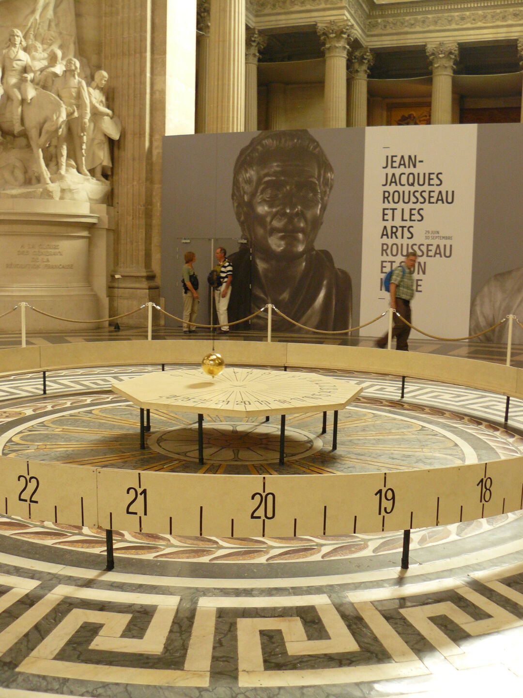 Foucault&rsquo;s Pendulum in the Pantheon.