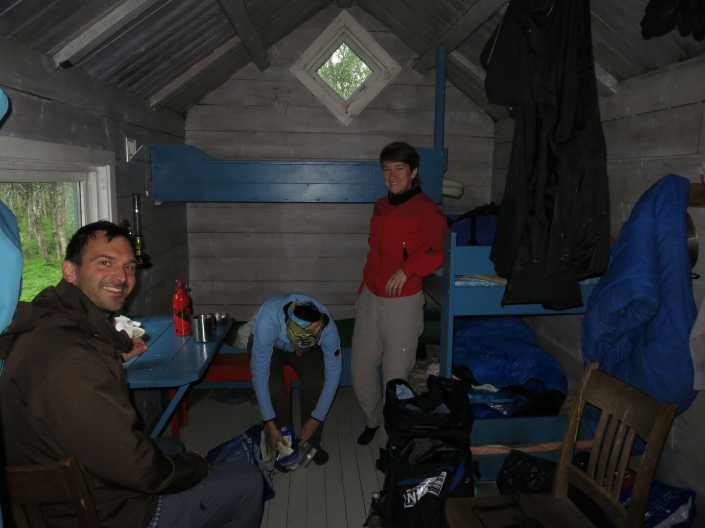 Die Schutzhütte im Heggdalen.