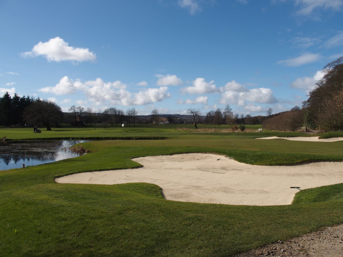 Wonderful sunny weather and blue sky!