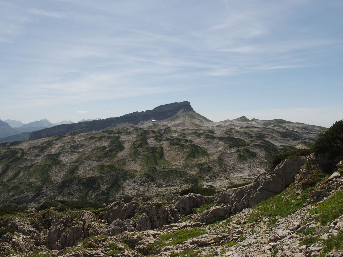 Gottesacker and Hoher Ifen. View from Gottesackerscharte. Published under Creative Commons Attribution-ShareAlike 3.0.