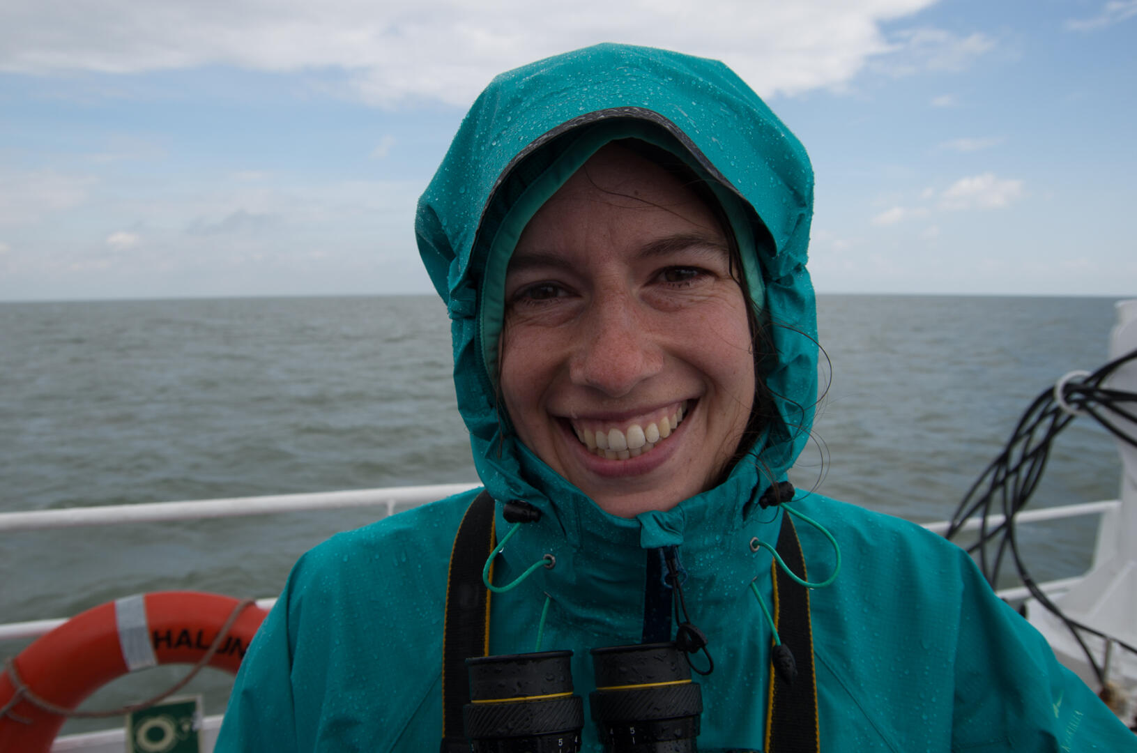 Gut, da&szlig; alles wassserdicht ist! (c) Gerhard Bocksch.