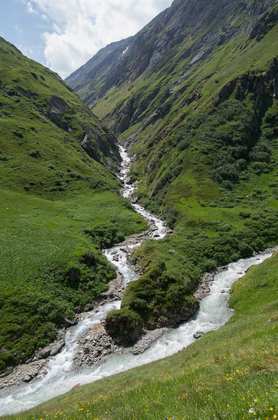 Mündung des Daberbaches in die Isel.