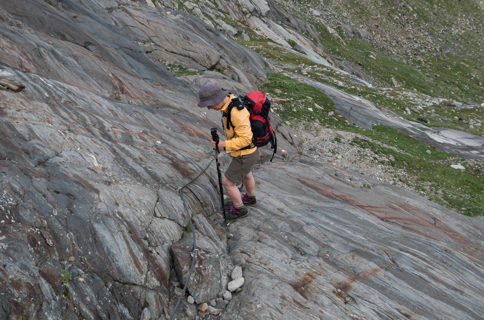 Vertrauen in die Vibram-Sohlen.