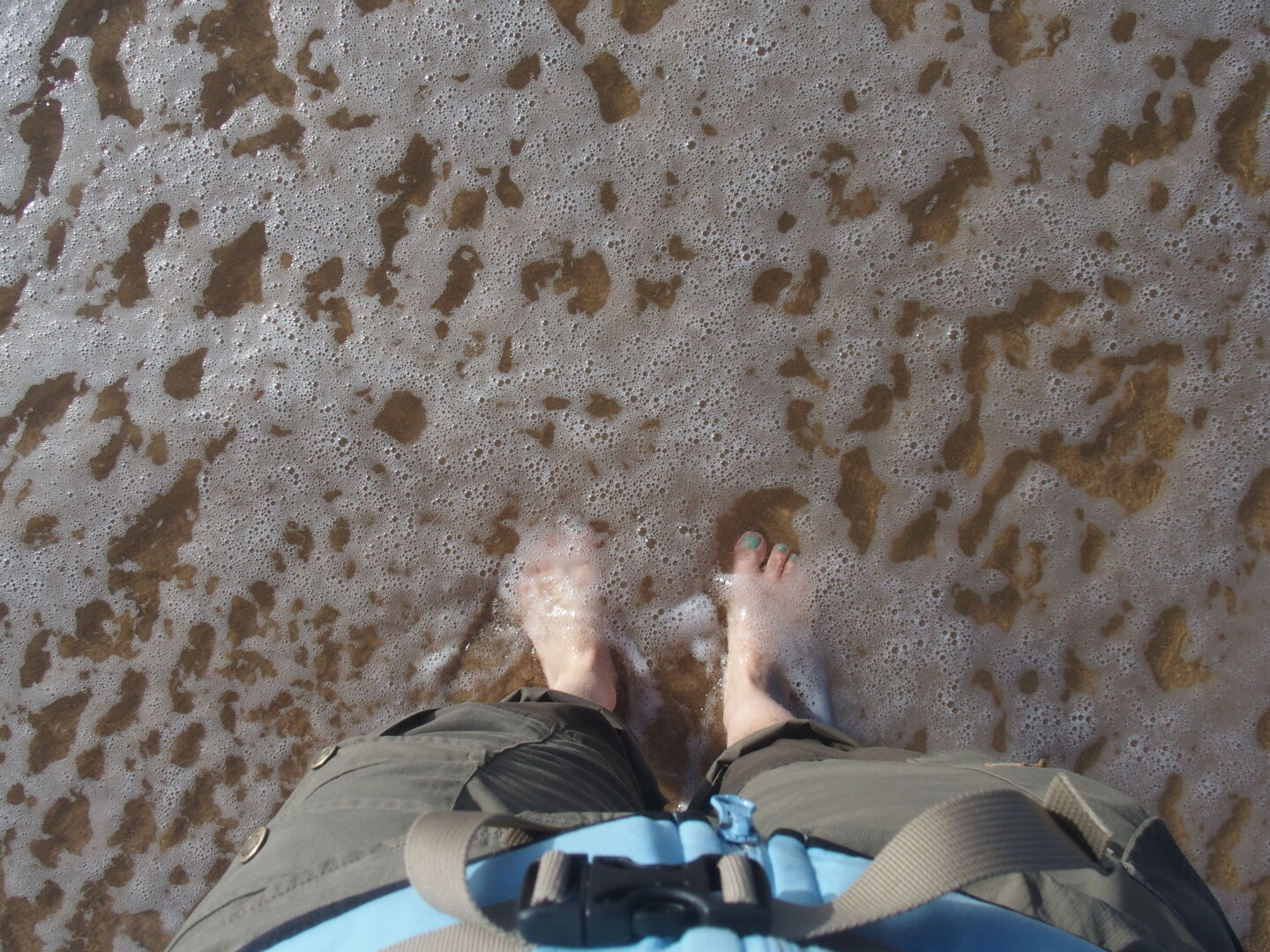 Termperaturmessung <i>per pedes</i>.