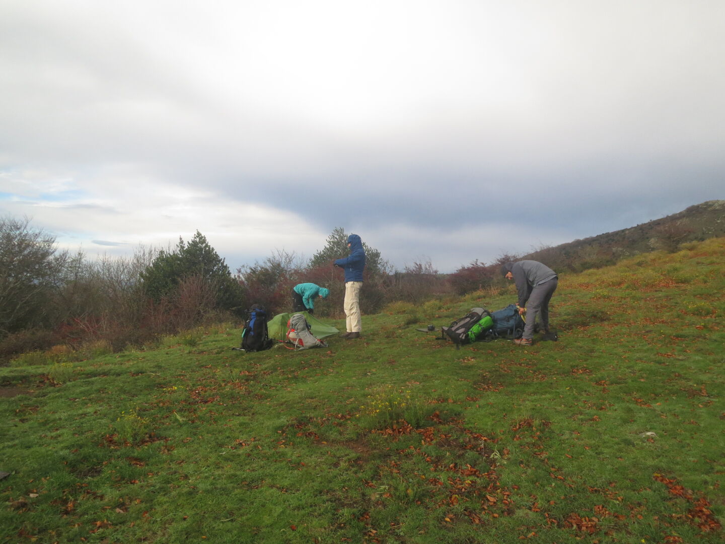 Aufbruch von der Pla de Tanyareda. Foto (c) Felix.