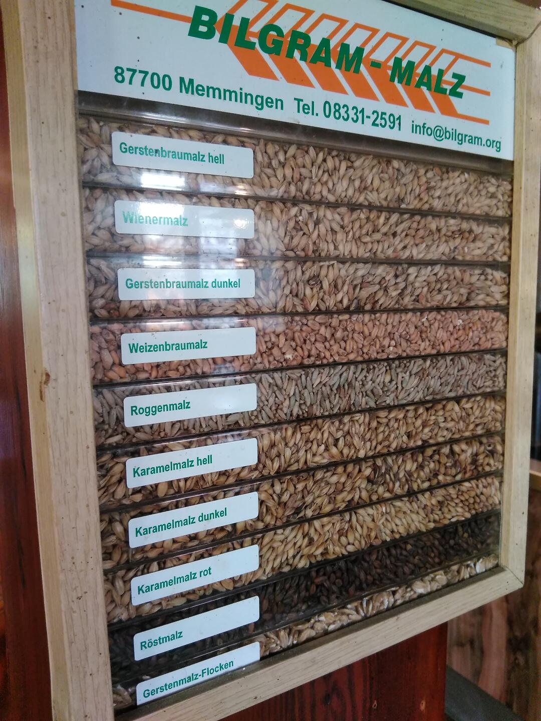 Im Zeichen des Bieres: im Hirschbr&auml;u in Leipheim.