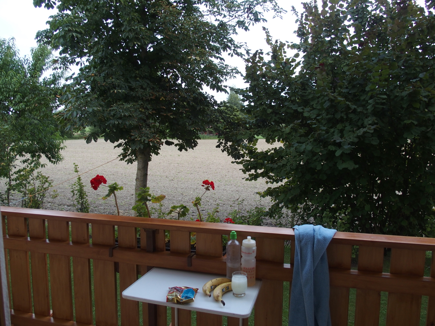 Radler-Abendessen: Gelatine f&uuml;r die Gelenke und Magnesium f&uuml;r die Muskeln, in der Pension Schwaiger in Bad G&ouml;gging.