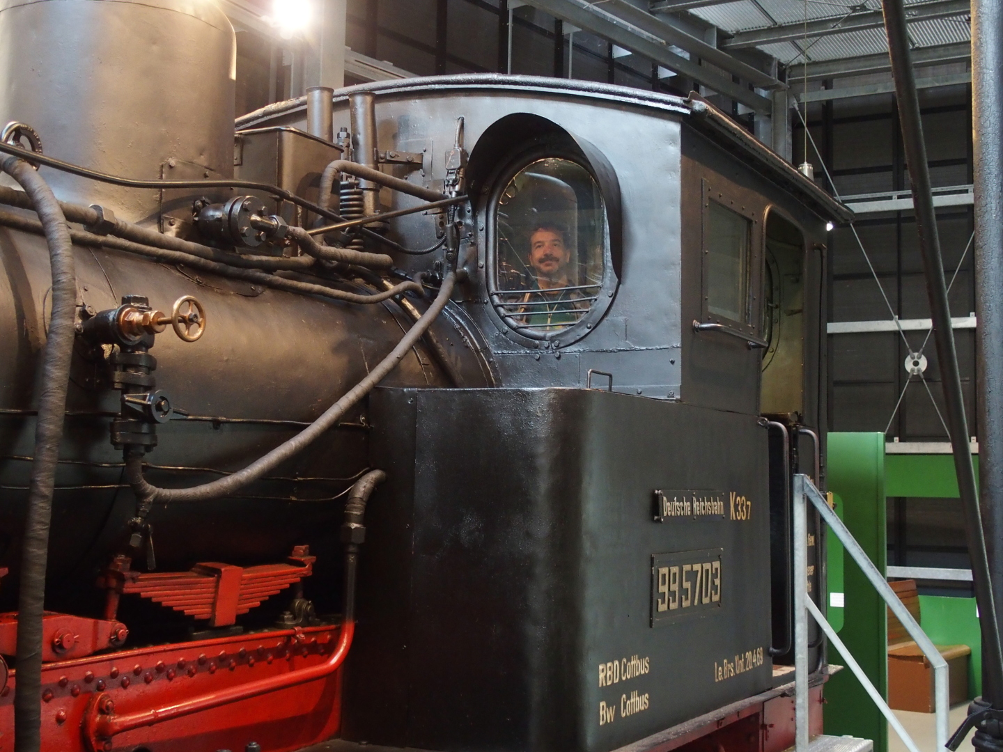 Spreewaldbahn im Spreewaldmuseum Lübbenau.