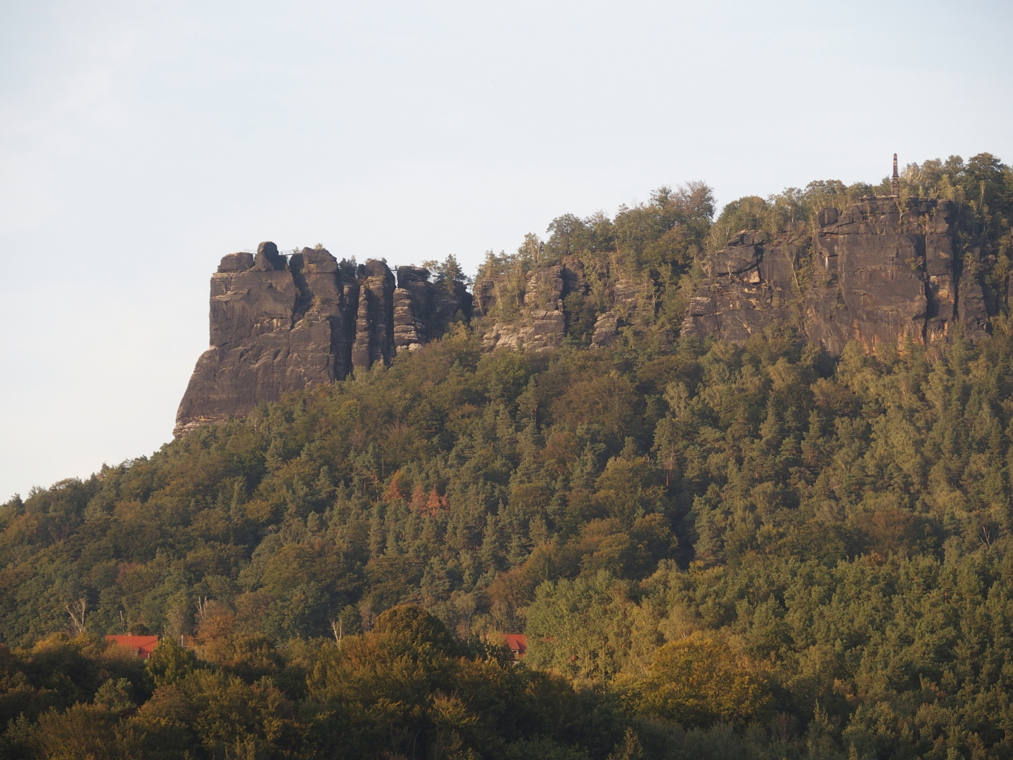 Blick auf den Lilienstein.