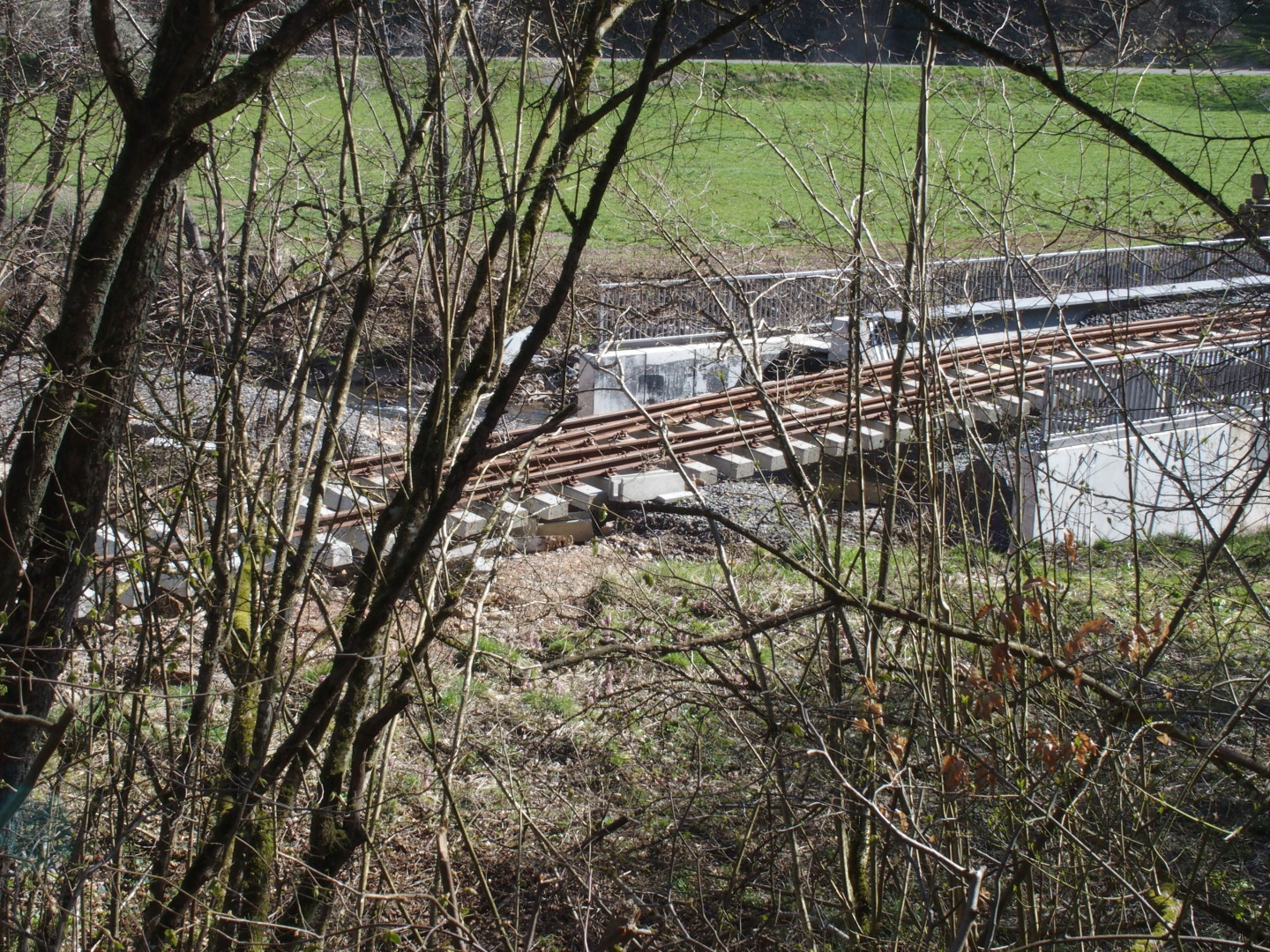 Flutschäden im Urfttal.