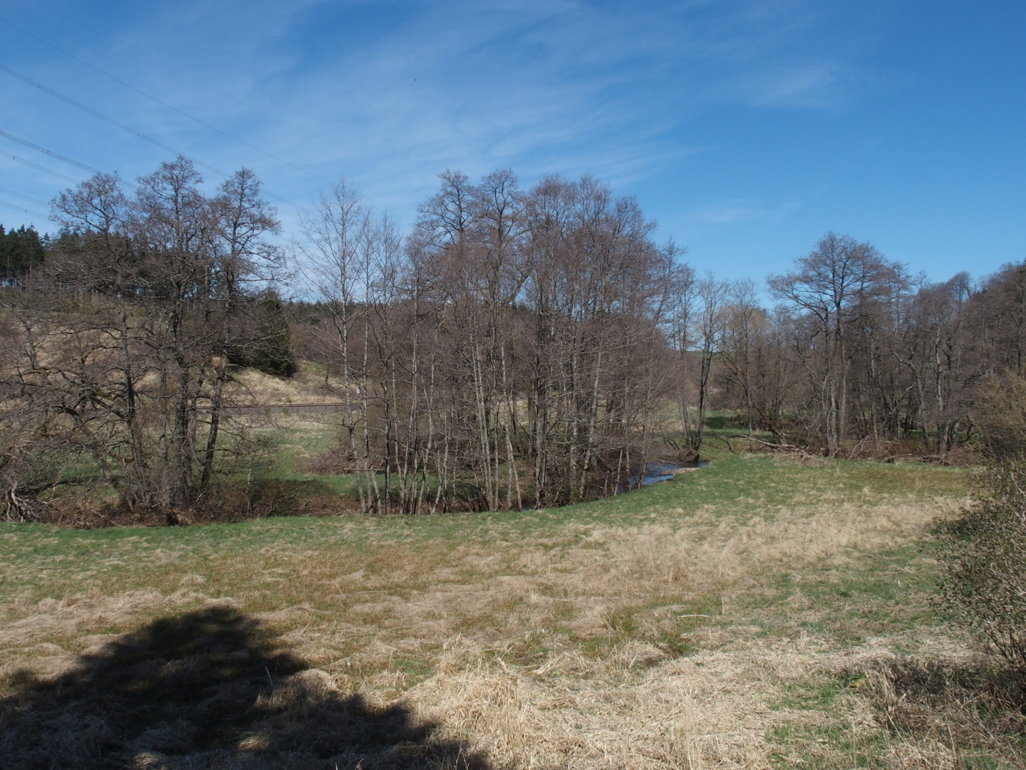 Die Urft bei schönem Wetter.