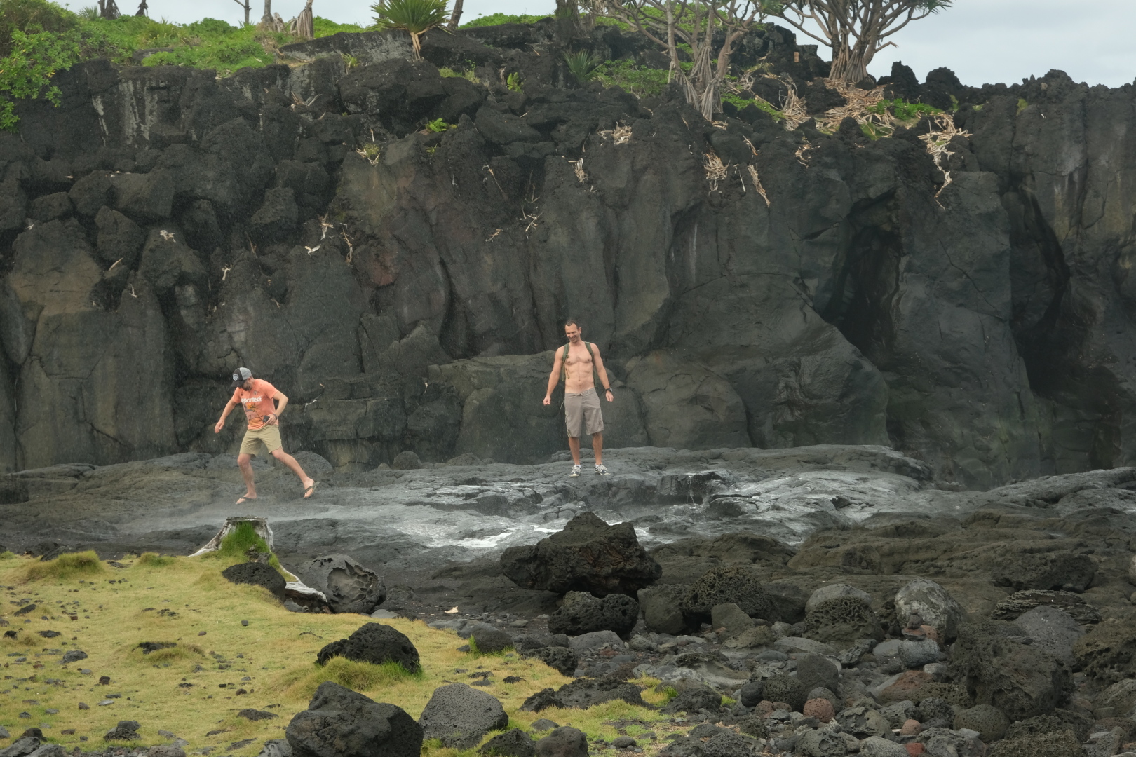 Dirk und Vincent am Le Souffleur.