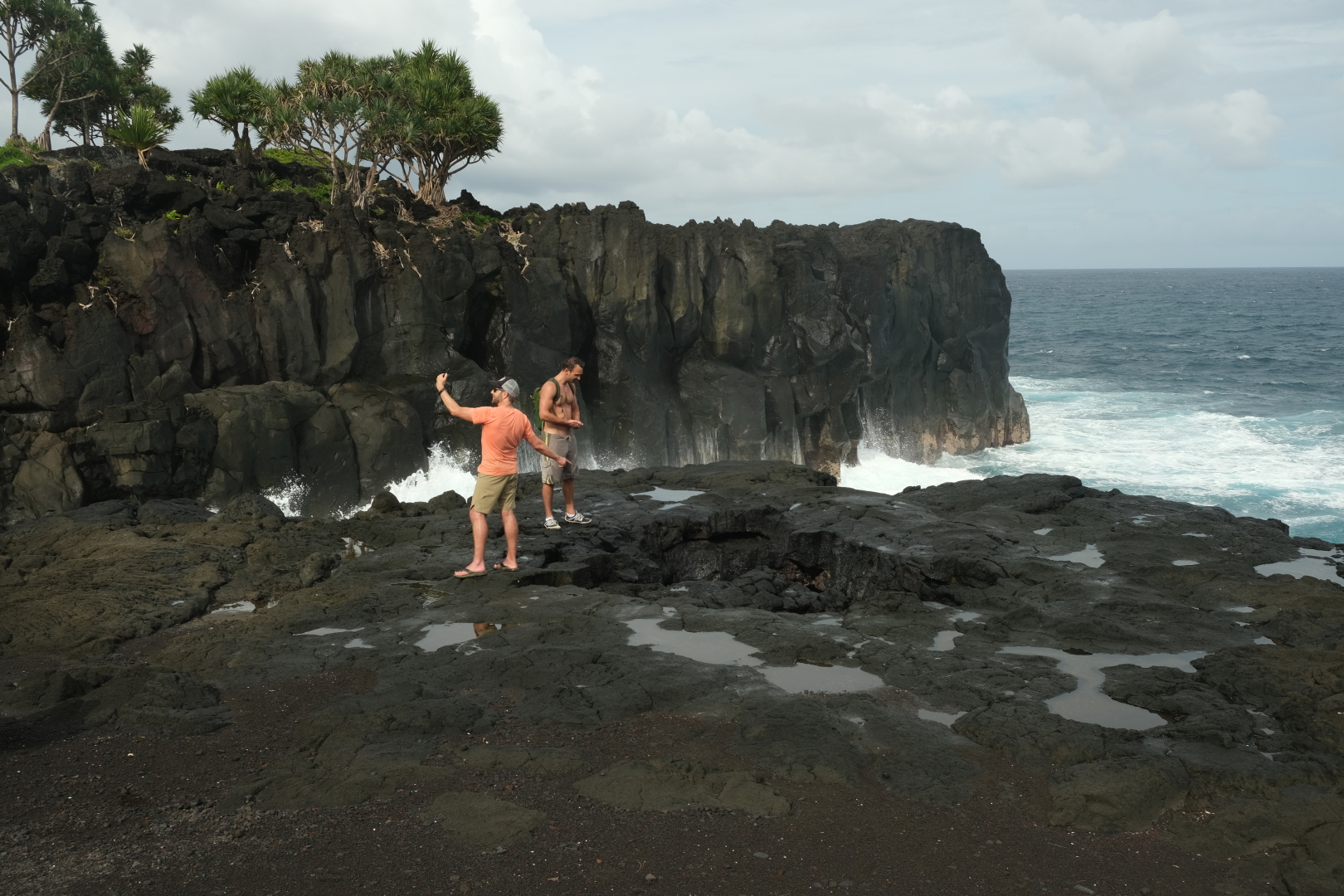 Dirk und Vincent am Le Souffleur.