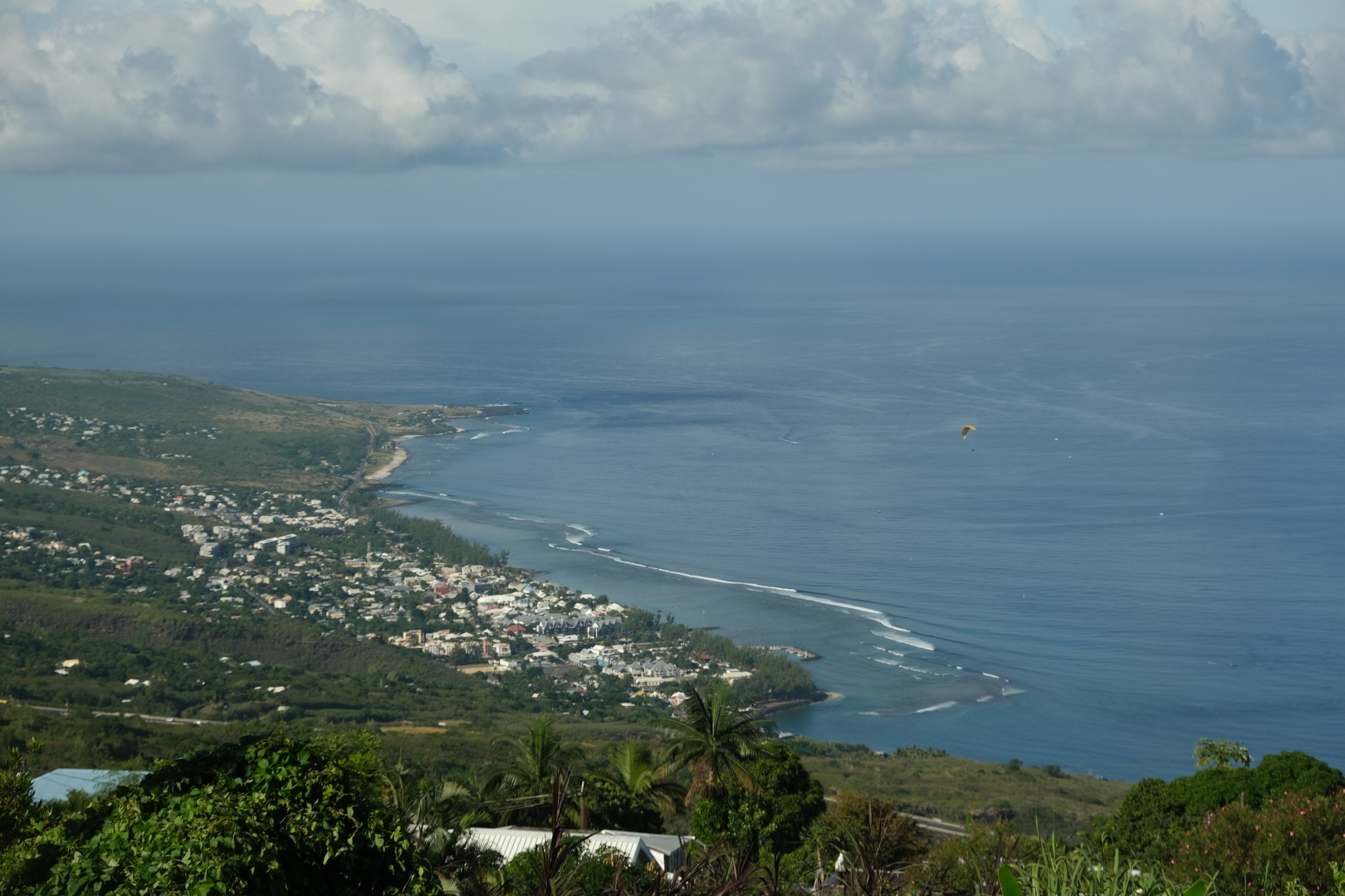 Die Bucht von Saint-Leu.