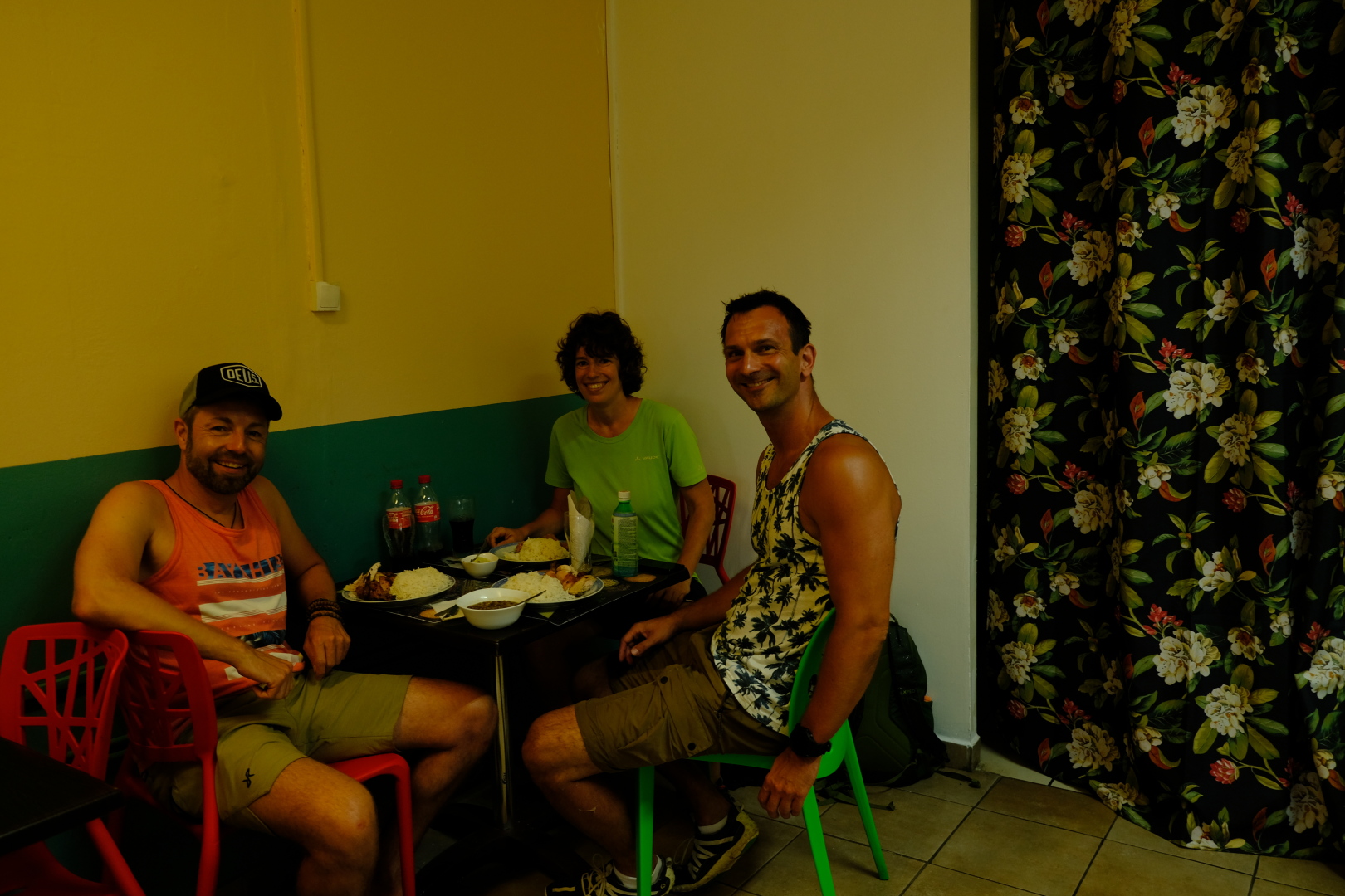 Das beste Mittagessen der Welt! Nur mit so einer großen Kamera wie meiner war die Inhaberin wenig vertraut.