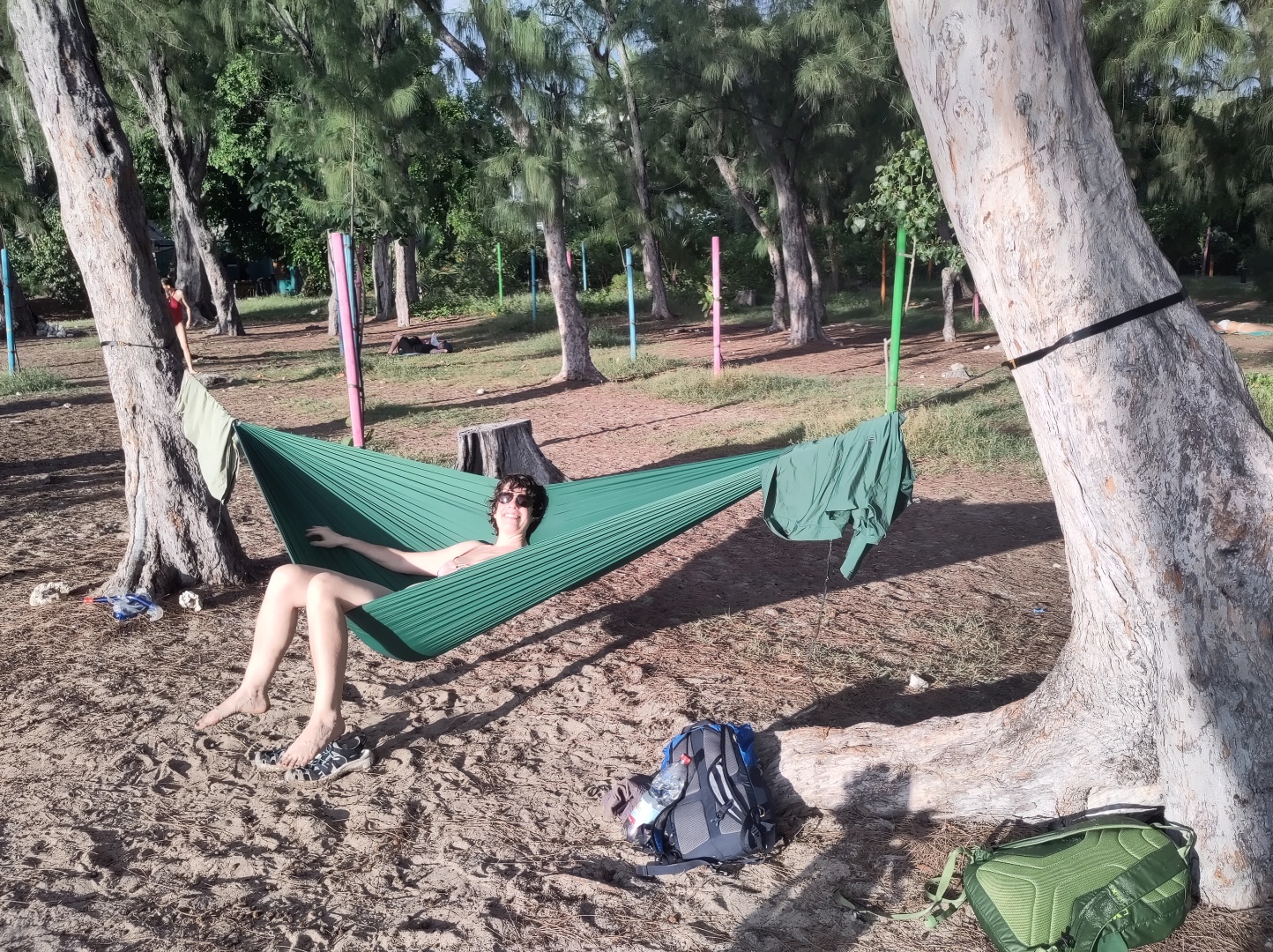 Abhängen am Strand, ganz wie die Profis.