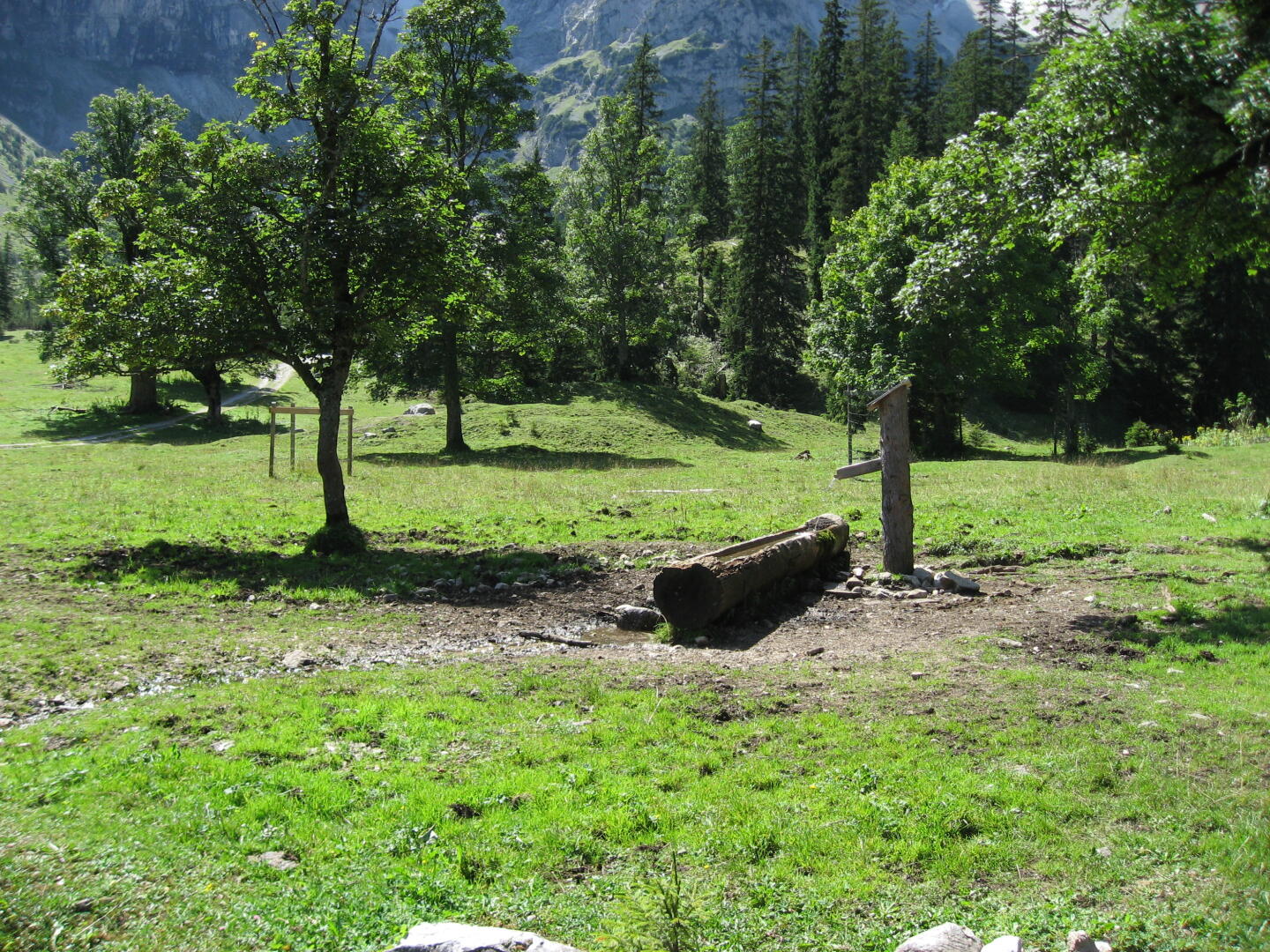 Der kleine Ahornboden - perfekt für eine Rast.