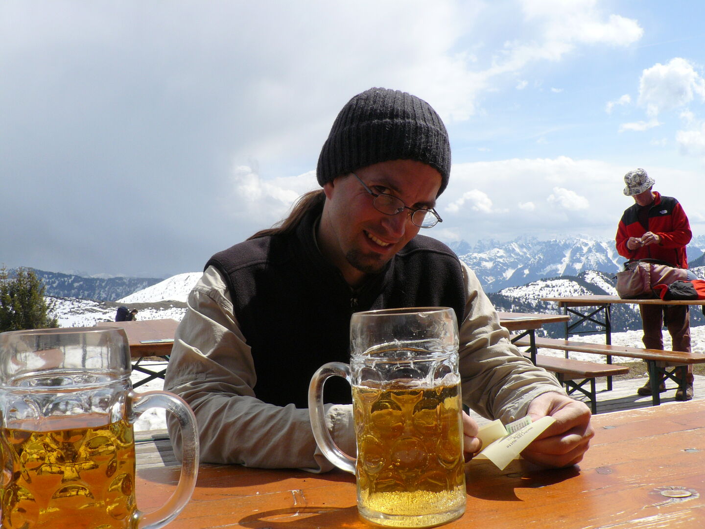 Radlermaß im Hochrieshaus