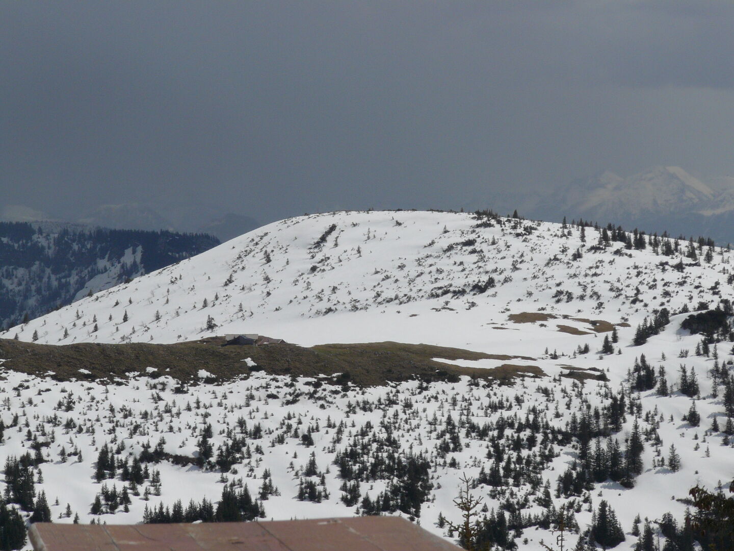 Über die schneebedeckten Hügel