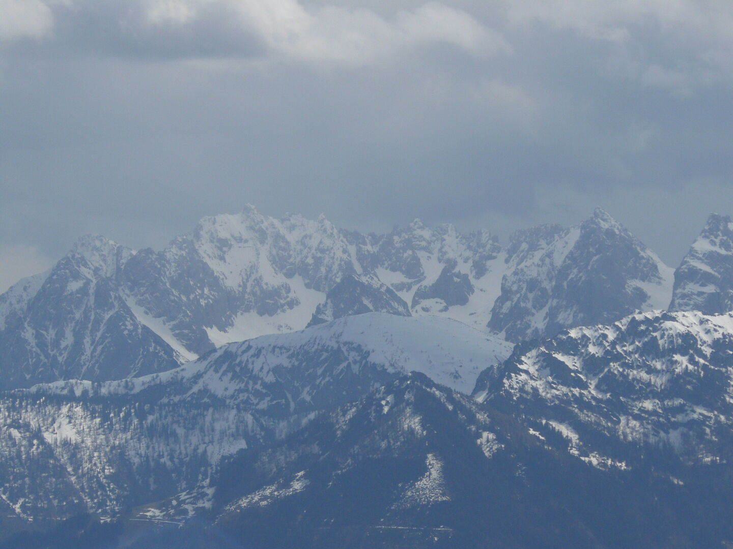 Leider ist es diesig
