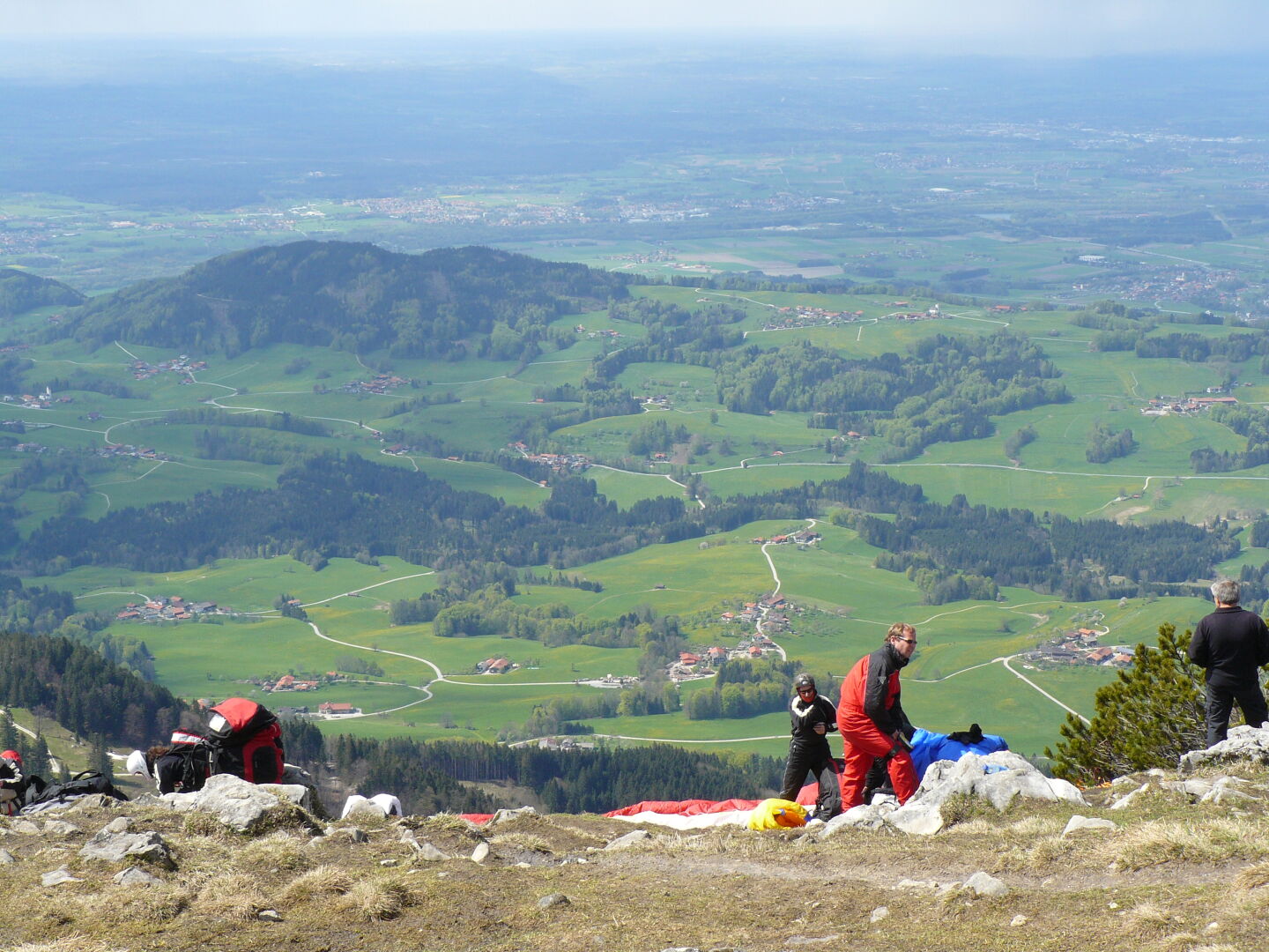 ... starten vom Hochries aus