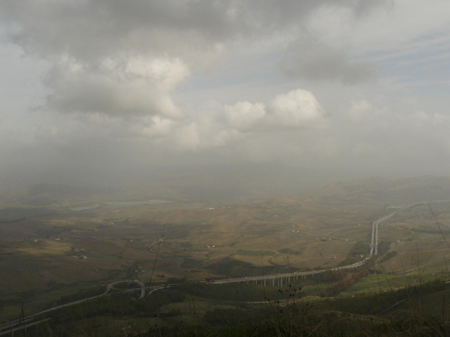 Von Enna aus soll man bei schönem Wetter bis zum Gipfel des  Ätna sehen können.