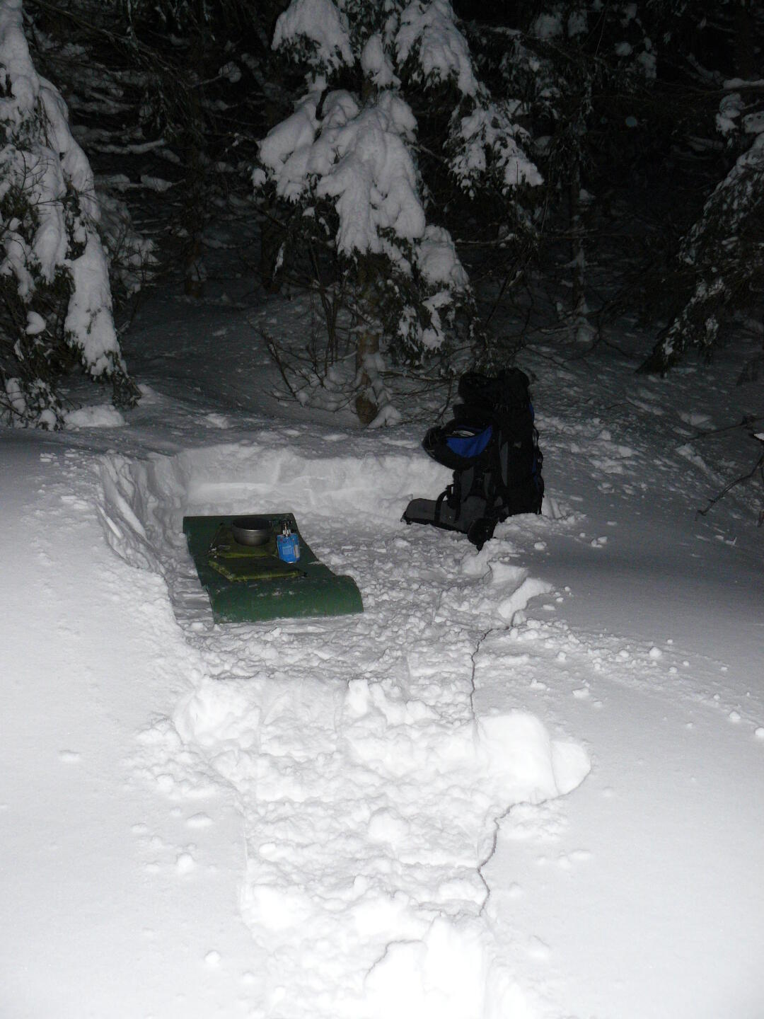 Ein gemütliches Plätzchen für die Nacht, zwischen Wilhelmshöhe und Martinskapelle.